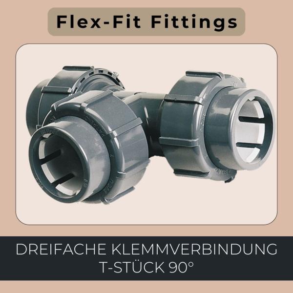 Flex-Fit T-Stück 90°